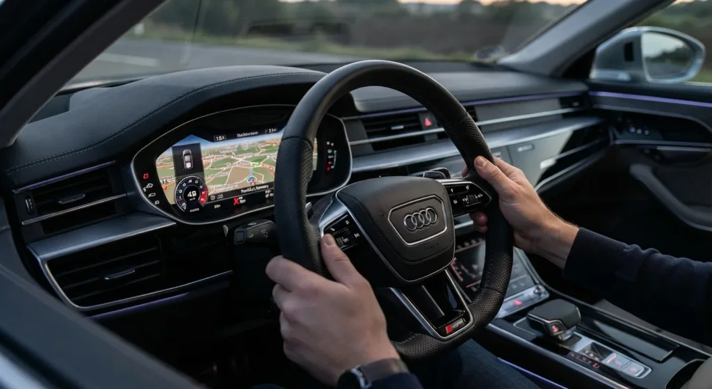Audi Virtual Cockpit digital dashboard display