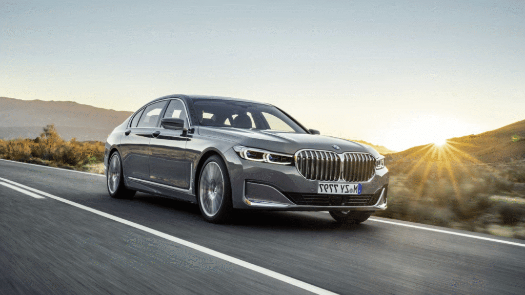 BMW 7 Series luxury sedan front view