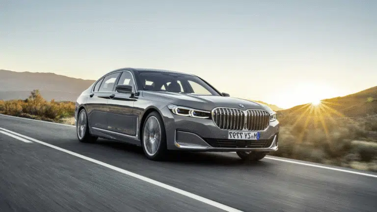 BMW 7 Series luxury sedan front view