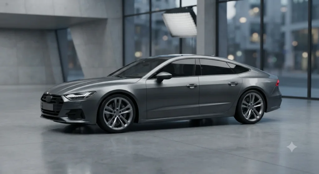 Modern performance saloon car associated with straight-six engines.