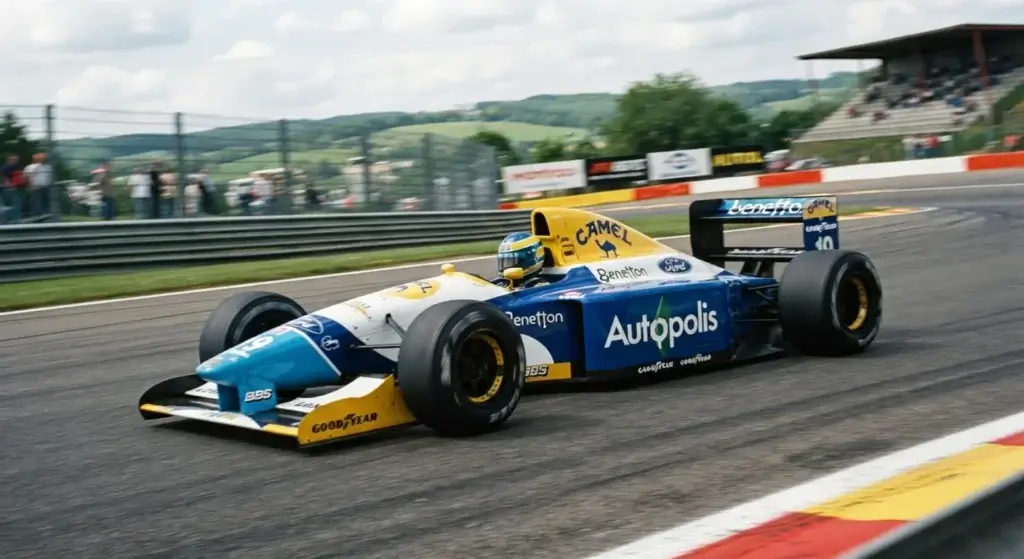 Williams FW14B Formula 1 car from the 1992 season with active suspension